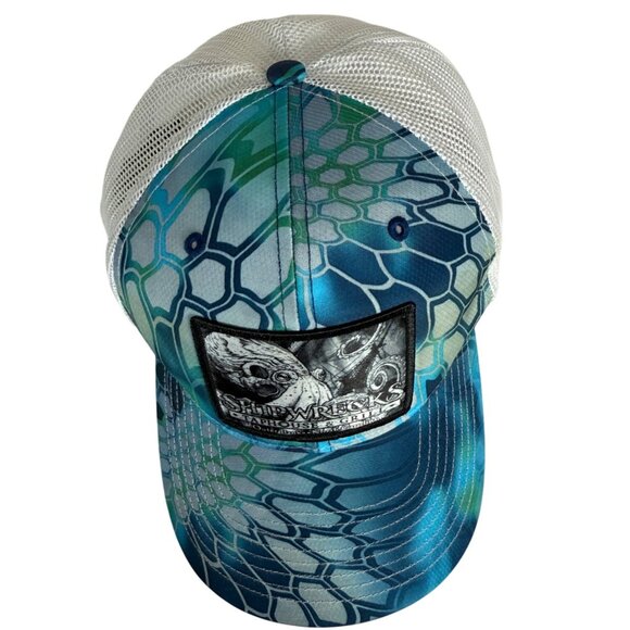 Shipwrecks Outer Banks Trucker Hat VTG Taphouse Richardson 112 Fish Scale Cap - Picture 6 of 9